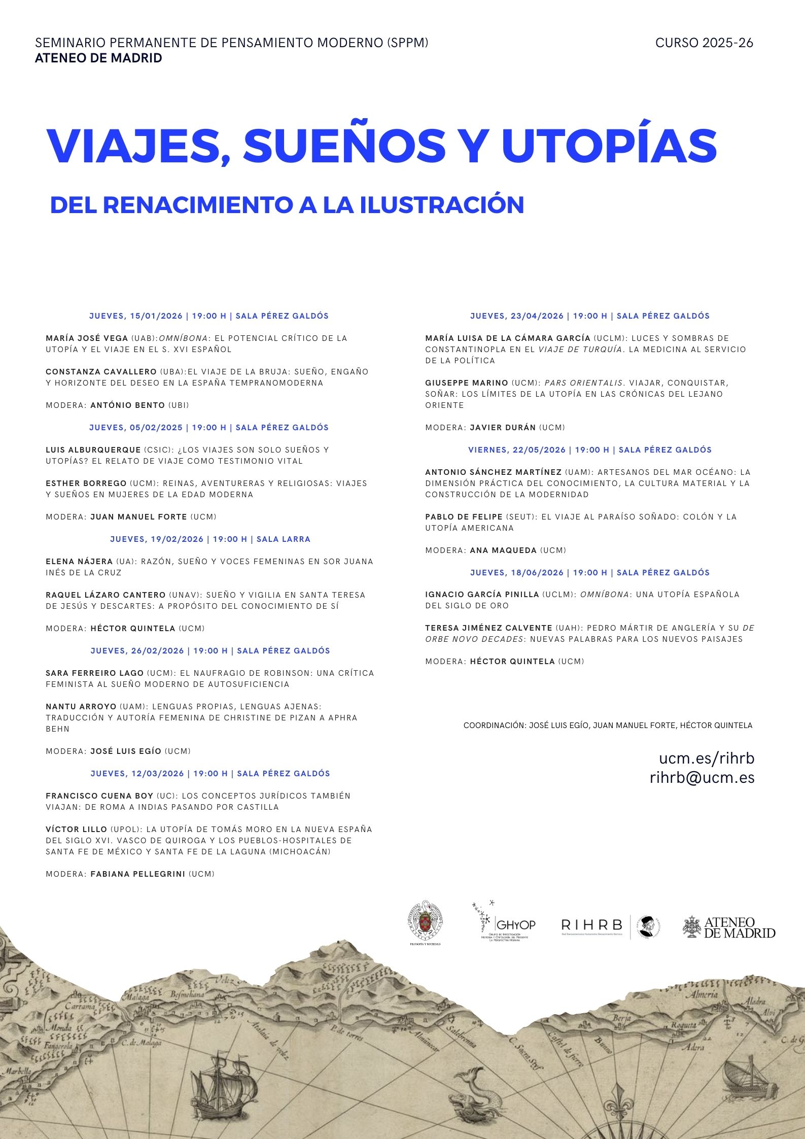 Seminario Permanente de Pensamiento Moderno (SPPM) | Curso 2025-2026